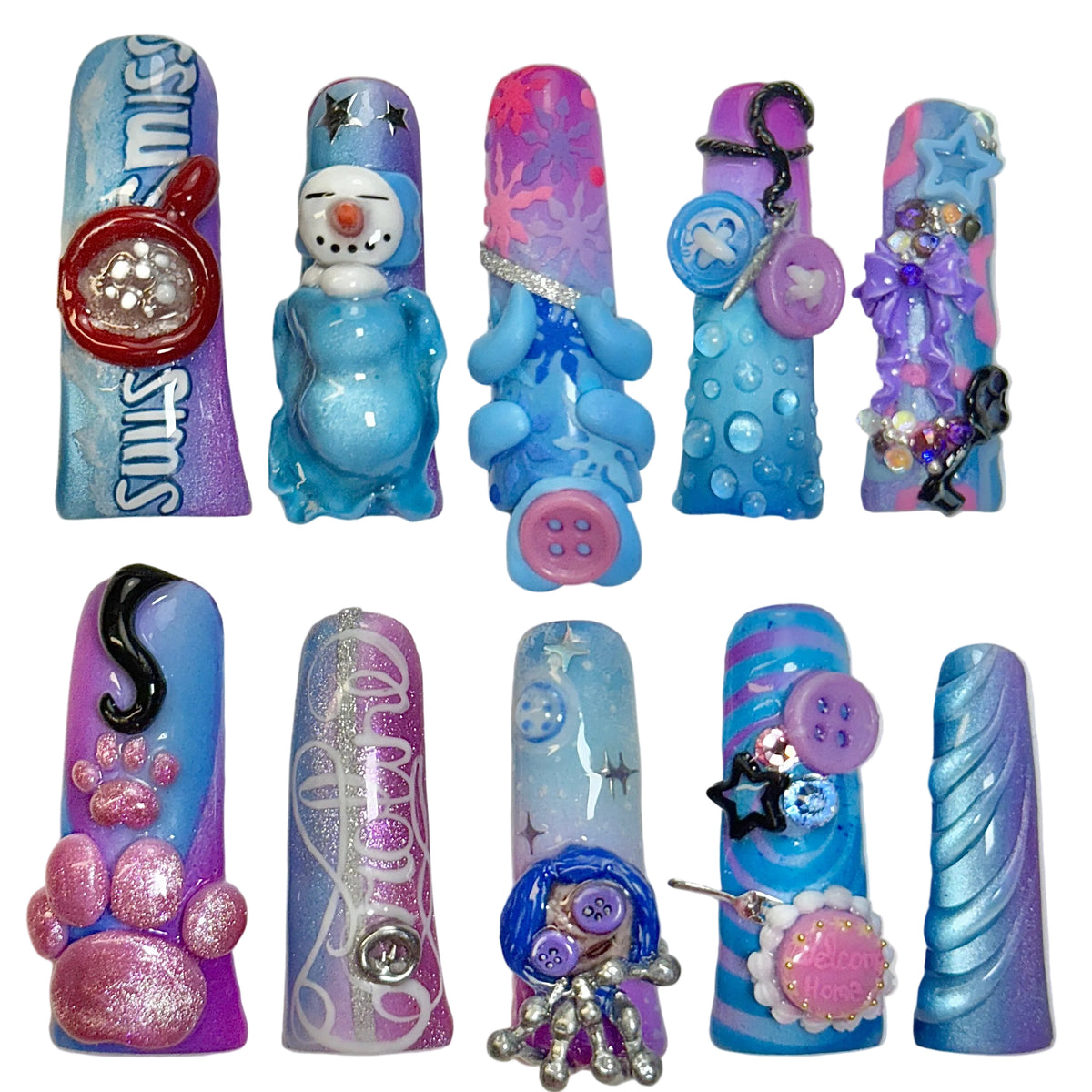 Coraline | PRESS-ON NAILS